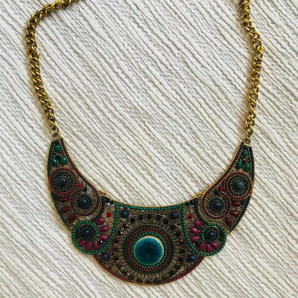Modcloth Vintage Beaded Statement Necklace